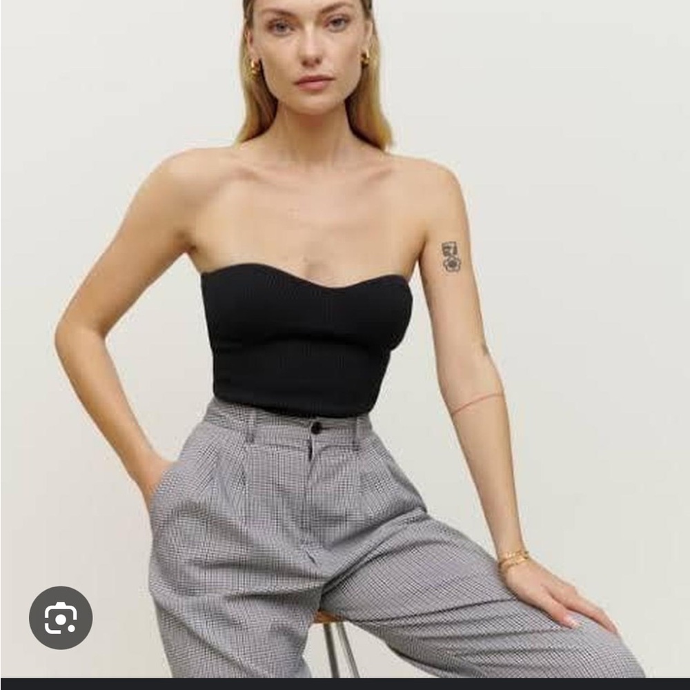 Reformation jenni strapless top